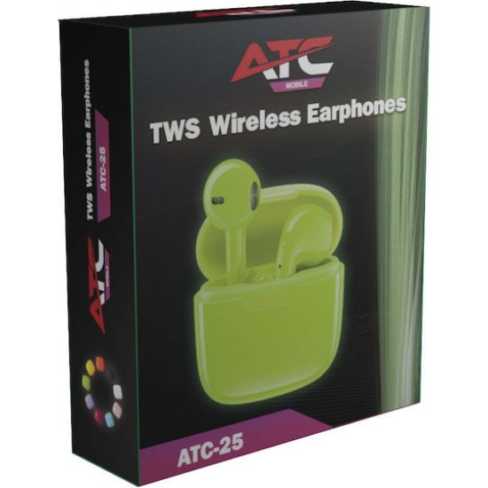 ATC-25 TWS Wireless Earphone Green