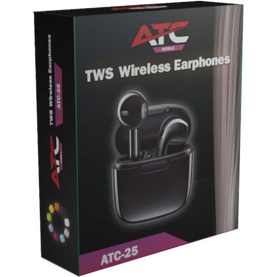 ATC-25 TWS Wireless Earphone Black