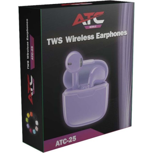 ATC-25 TWS Wireless Earphone Purple