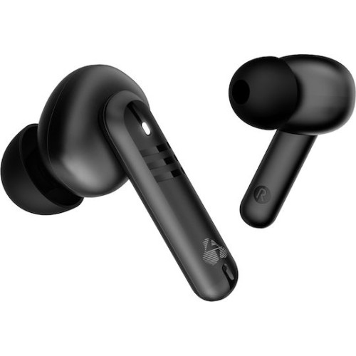 Powertech PT-1227 In-ear Bluetooth Handsfree Ακουστικά με Θήκη Φόρτισης Μαύρα
