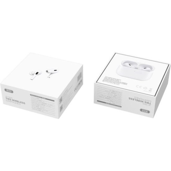XO T5 In-ear Bluetooth Handsfree Ακουστικά με Θήκη Φόρτισης Λευκά