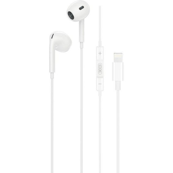 XO XO-EP75WH In-ear Handsfree Ακουστικά με Βύσμα Lightning Λευκό