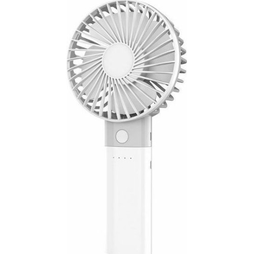 Platinet Rechargeable Desk Fan with Powerbank 4000 mah Λευκό