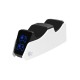 ROAR βάση φόρτισης gamepad RR-0020 για 2x PS5 DualSense, λευκή