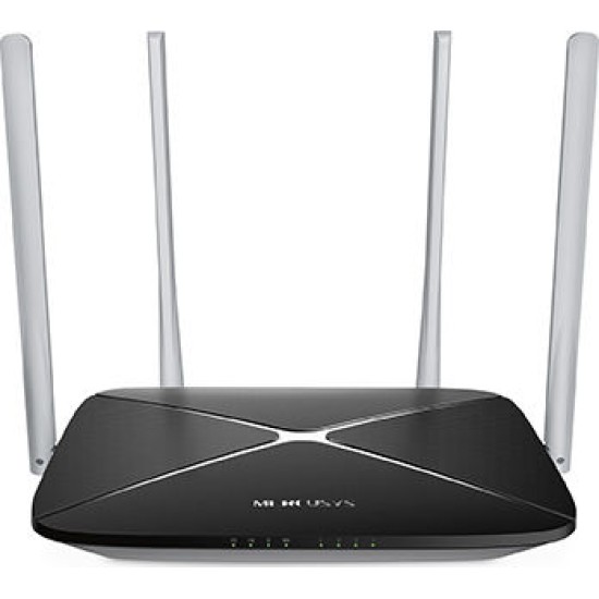 Mercusys AC12 Ασύρματο Router Wi‑Fi 5 με 4 Θύρες Ethernet