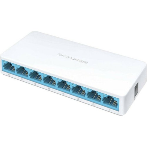 Mercusys MS108 v1 Unmanaged L2 Switch με 8 Θύρες Ethernet
