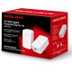 Mercusys MP500 KIT v1 Powerline Διπλού Kit για Ενσύρματη Σύνδεση και 2 Θύρες Gigabit Ethernet