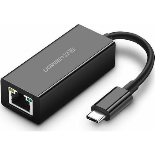 Ugreen USB-C Αντάπτορας Δικτύου για Ενσύρματη σύνδεση Gigabit Ethernet