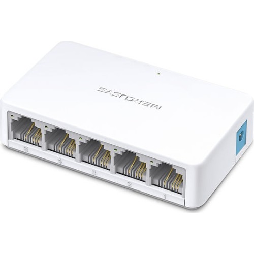 Mercusys MS105 v2 Unmanaged L2 Switch με 5 Θύρες Ethernet