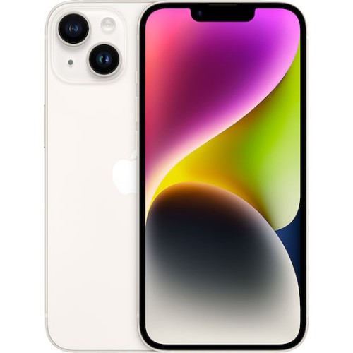 Apple iPhone 14 (6/128GB) Starlight Μεταχειρισμένο