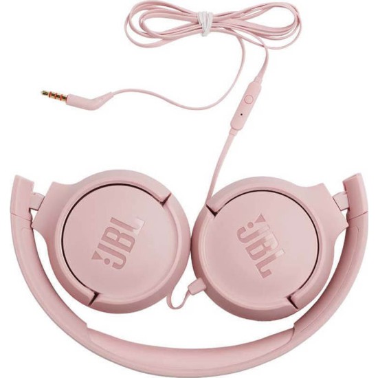 JBL Tune 500 Ενσύρματα On Ear Ακουστικά Ροζ JBLT500PIK