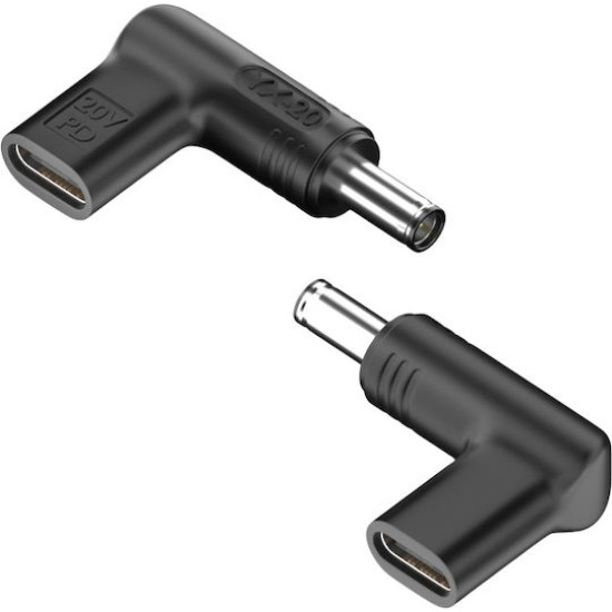 Powertech Βύσμα για Φορτιστή USB-C σε Asus 6x3.7mm, μαύρος