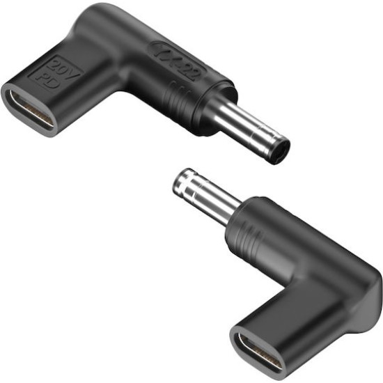 Powertech Βύσμα για Φορτιστή USB-C σε Lenovo 4x1.7mm, μαύρο