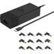 Powertech USB-C Φορτιστής Laptop 90W 1.5A για HP / Acer / Dell / Lenovo / IBM / Sony με Αποσπώμενο Καλώδιο