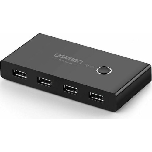 Ugreen Sharing Box USB 2.0 Hub 4 Θυρών με σύνδεση USB-A