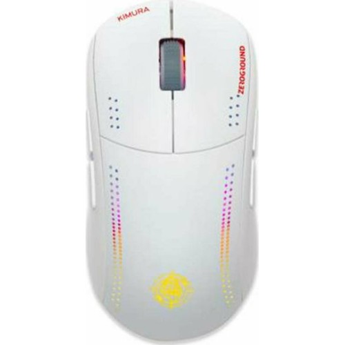 Zeroground MS-4300WG KIMURA v3.0 Ασύρματο RGB Gaming Ποντίκι 10000 DPI Λευκό