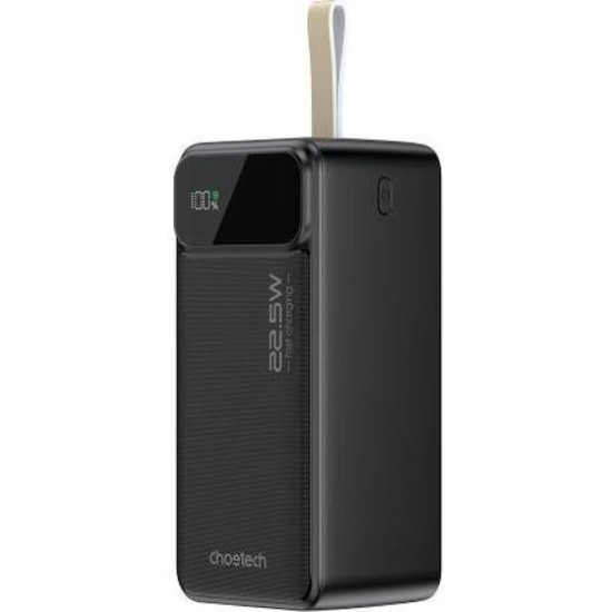 Choetech B732 Power Bank 50000mAh 22.5W με 2 Θύρες USB-A και Θύρα USB-C Power Delivery Μαύρο