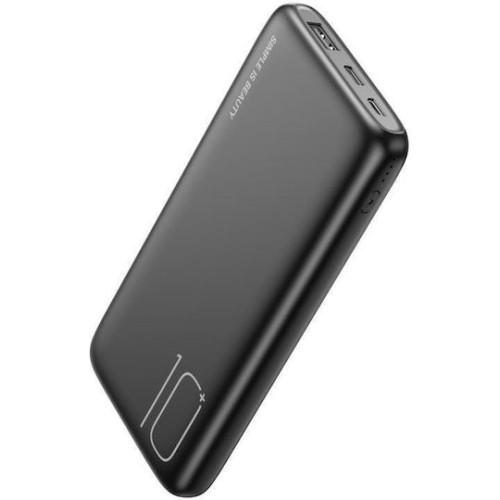 XO PR182 Power Bank 10000mAh με Θύρα USB-A Μαύρο