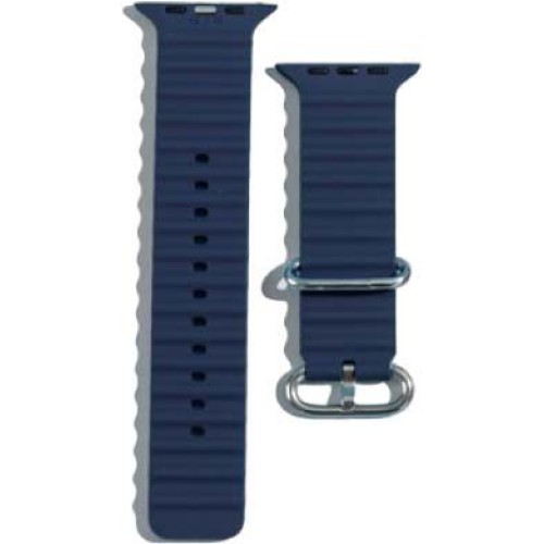 Λουράκι Σιλικόνης Universal Smartwatch 42/44/45/49MM, Μπλε Νavy