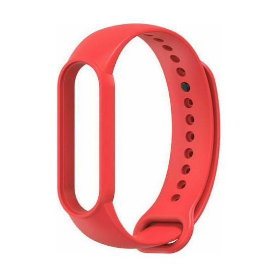 Λουράκι Σιλικόνης Mi Band 5/6/7, Κόκκινο