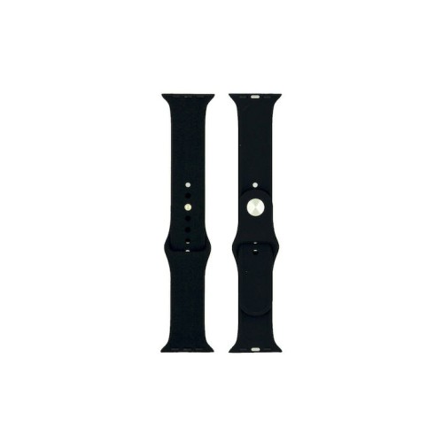 Λουράκι Κλασσικό Σιλικόνης Universal Smartwatch 38/40/41MM, Μαύρο