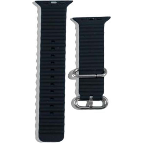 Λουράκι Σιλικόνης Universal Smartwatch 42/44/45/49MM, Μαύρο