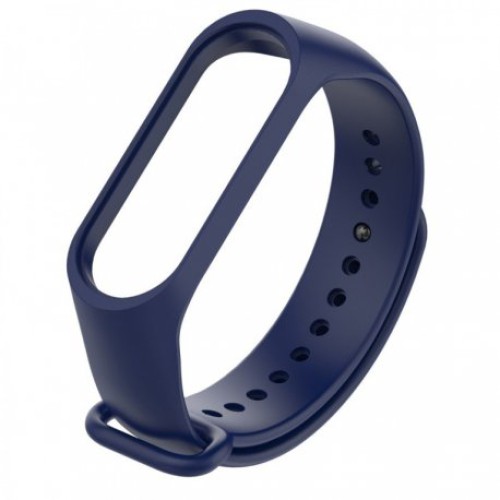 Λουράκι Σιλικόνης Mi Band 3/4, Σκούρο Μπλε