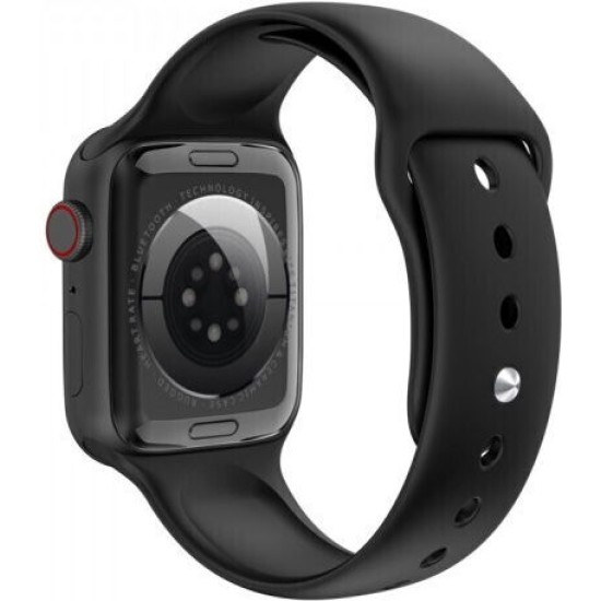 Platinet PSMART29B Smartwatch με Παλμογράφο (Μαύρο)