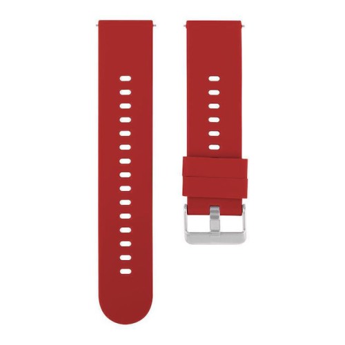 Λουράκι Κλασσικό Σιλικόνης Universal Smartwatch 22MM, Κόκκινο