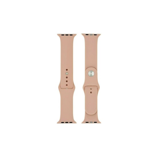 Λουράκι Κλασσικό Σιλικόνης Universal Smartwatch 42/44/45/49MM, Ροζ