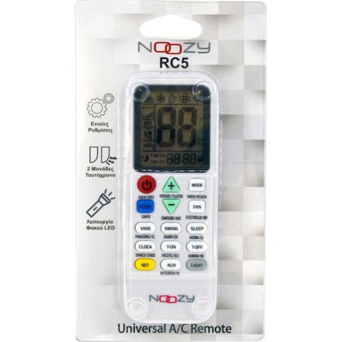 Noozy RC5 Universal Τηλεχειριστήριο για Κλιματιστικό