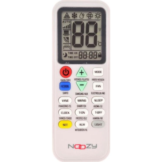 Noozy RC5 Universal Τηλεχειριστήριο για Κλιματιστικό