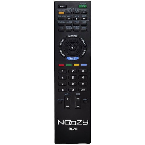 Noozy Συμβατό Τηλεχειριστήριο RC20 για Τηλεοράσεις Sony