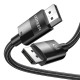 Ugreen Cable DisplayPort male - DisplayPort male 2m Μαύρο (80392)