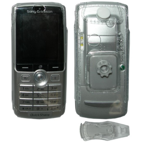 VOLTE-TEL ΘΗΚΗ SONY ERICSSON K750/K750i ΔΙΑΦΑΝΗ ΠΕΡΙΣΤΡΕΦΟΜΕΝΟ CLIP