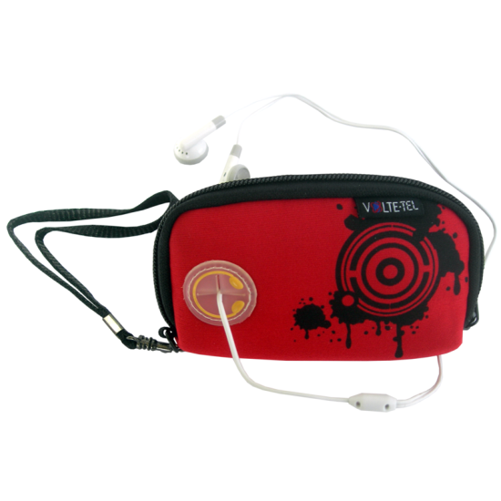 VOLTE-TEL ΘΗΚΗ UNIVERSAL NEOPREN ZIPPER VNZ04 RED