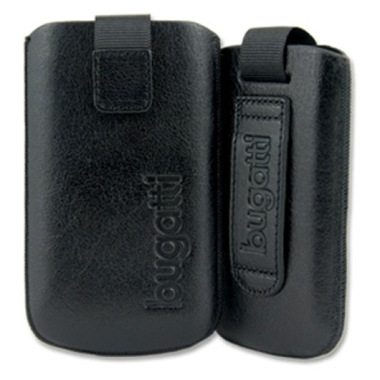 BUGATTI ΘΗΚΗ ΠΟΥΓΚΙ SLIM CASE LEATHER UNIVERSAL BLACK XS