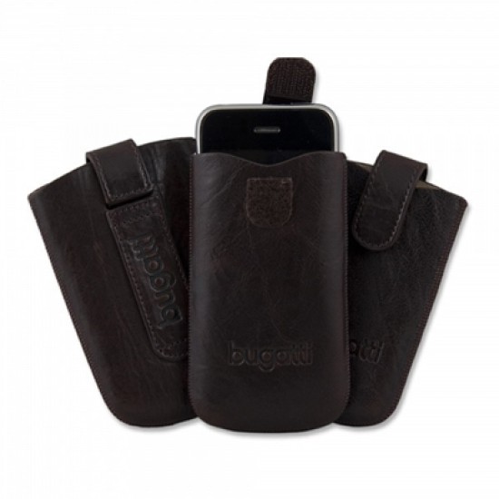 BUGATTI ΘΗΚΗ ΠΟΥΓΚΙ SLIMCASE UNIQUE TOBACCO BROWN L