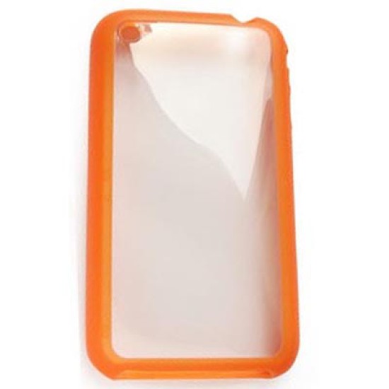 VOLTE-TEL ΘΗΚΗ IPHONE 4G/4S FACEPLATE HARD FUZZY V003 ORANGE