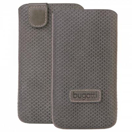 BUGATTI ΘΗΚΗ ΠΟΥΓΚΙ SAMSUNG I9100 LEATHER PERFECT SCALE GREY SL