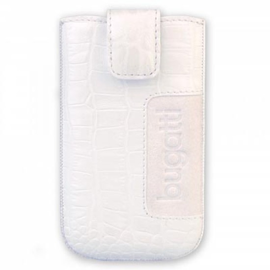 BUGATTI ΘΗΚΗ ΠΟΥΓΚΙ SLIMCASE CROCO WHITE M