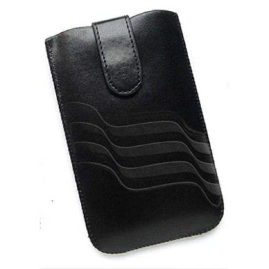 VOLTE-TEL ΘΗΚΗ ΠΟΥΓΚΙ LEATHER WAVE LOOP V514 BLACK M