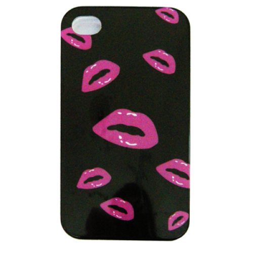 VOLTE-TEL ΘΗΚΗ IPHONE 4G/4S FACEPLATE BLACK-KISS V023