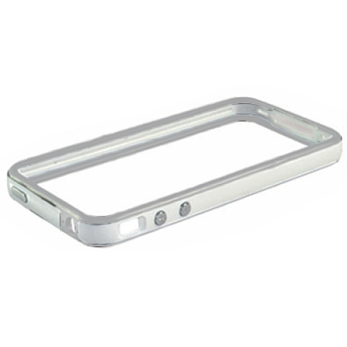 VOLTE-TEL ΘΗΚΗ IPHONE 4G/4S BUMPER METAL BUTTON WHITE-GREY