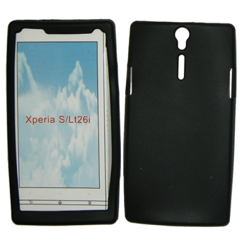 VOLTE-TEL ΘΗΚΗ XPERIA S LT26 ΣΙΛΙΚΟΝΗΣ BLACK