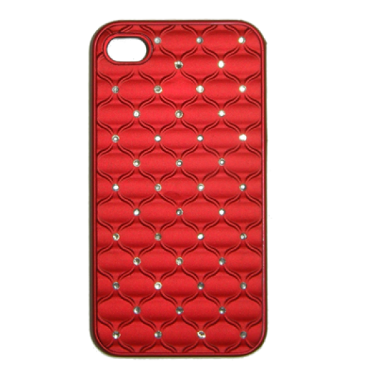 VOLTE-TEL ΘΗΚΗ IPHONE 4G/4S FACEPLATE DIAMOND V031 RED