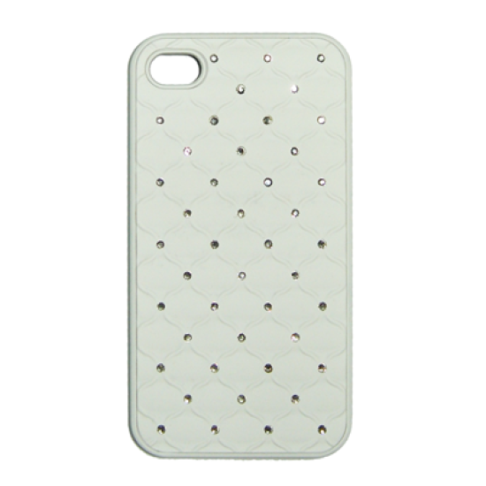 VOLTE-TEL ΘΗΚΗ IPHONE 4G/4S FACEPLATE DIAMOND V032 WHITE