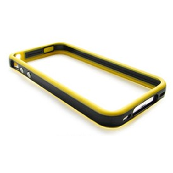 VOLTE-TEL ΘΗΚΗ IPHONE 4G/4S BUMPER METAL BUTTON BLACK-YELLOW
