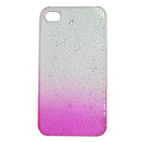 VOLTE-TEL ΘΗΚΗ IPHONE 4G/4S FACEPLATE WATERDROP PINK V055