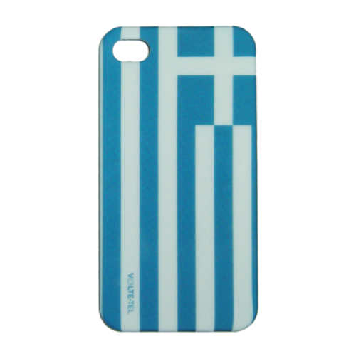 VOLTE-TEL ΘΗΚΗ IPHONE 4G/4S FACEPLATE GREEK FLAG V051